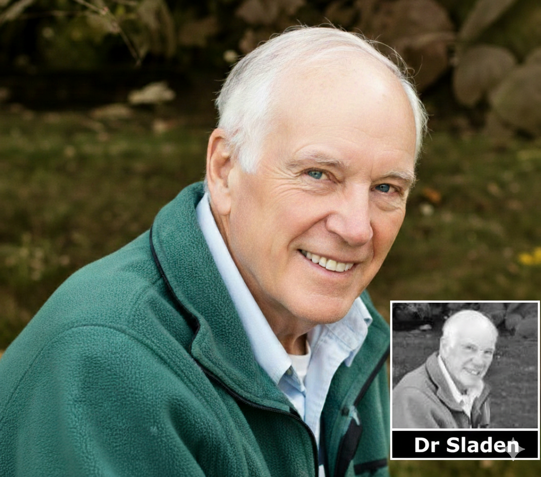 Portrait of Dr. Sladen, the medical innovator and co-developer of the Sladen-Reid Venous Pump protocol for the treatment of chronic venous leg ulcers.