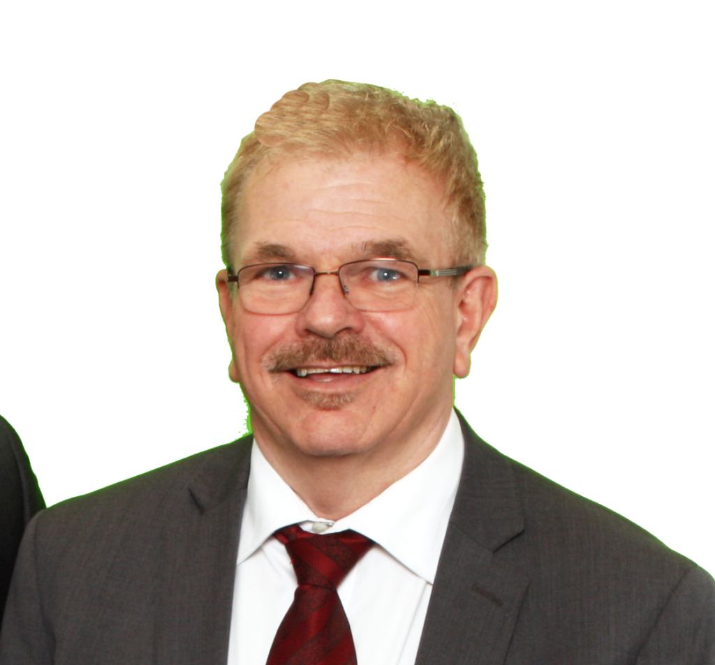 Portrait of Ron Learn, a long-term user of the Sladen-Reid venous pump, demonstrating the successful long-term management of chronic venous insufficiency and leg health.